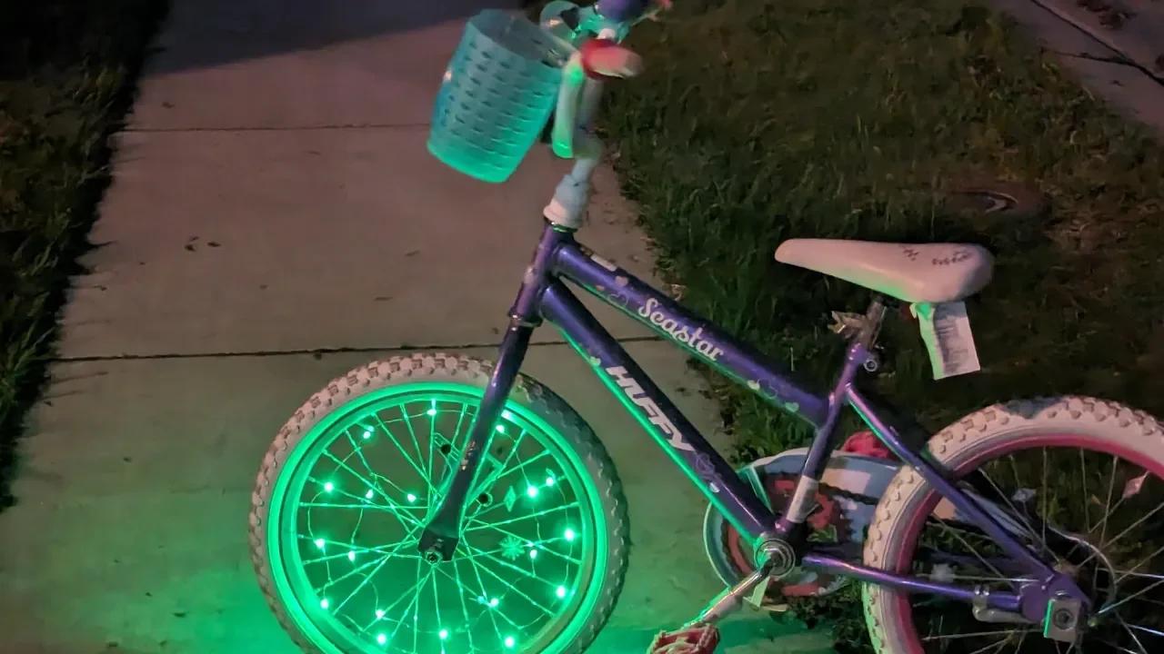 Temu Ultra Bright Led Bike Wheel Lights Review #review #led #bike