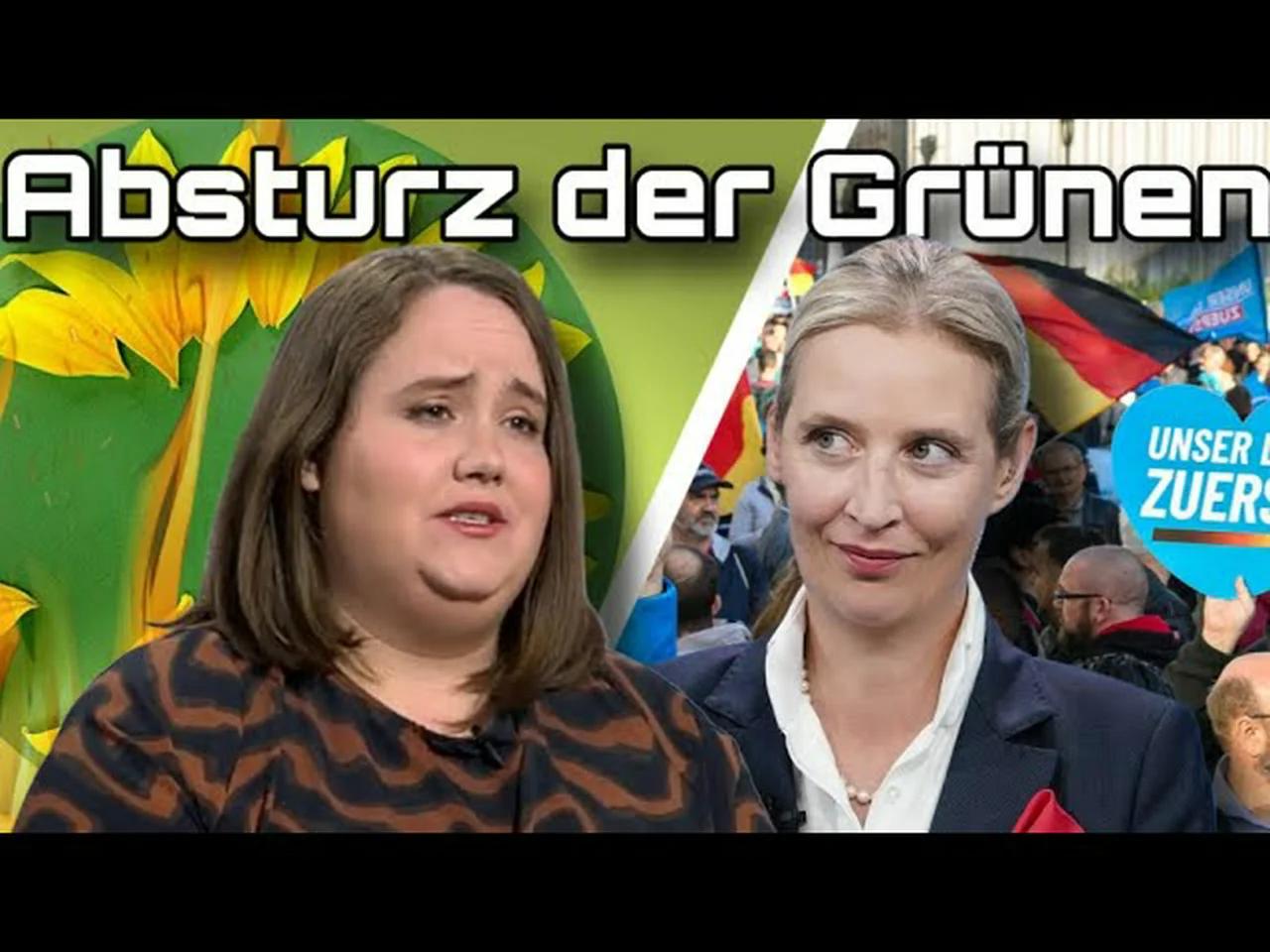 ⁣Absturz der Grünen: Bald fliegen sie auch aus dem Bundestag