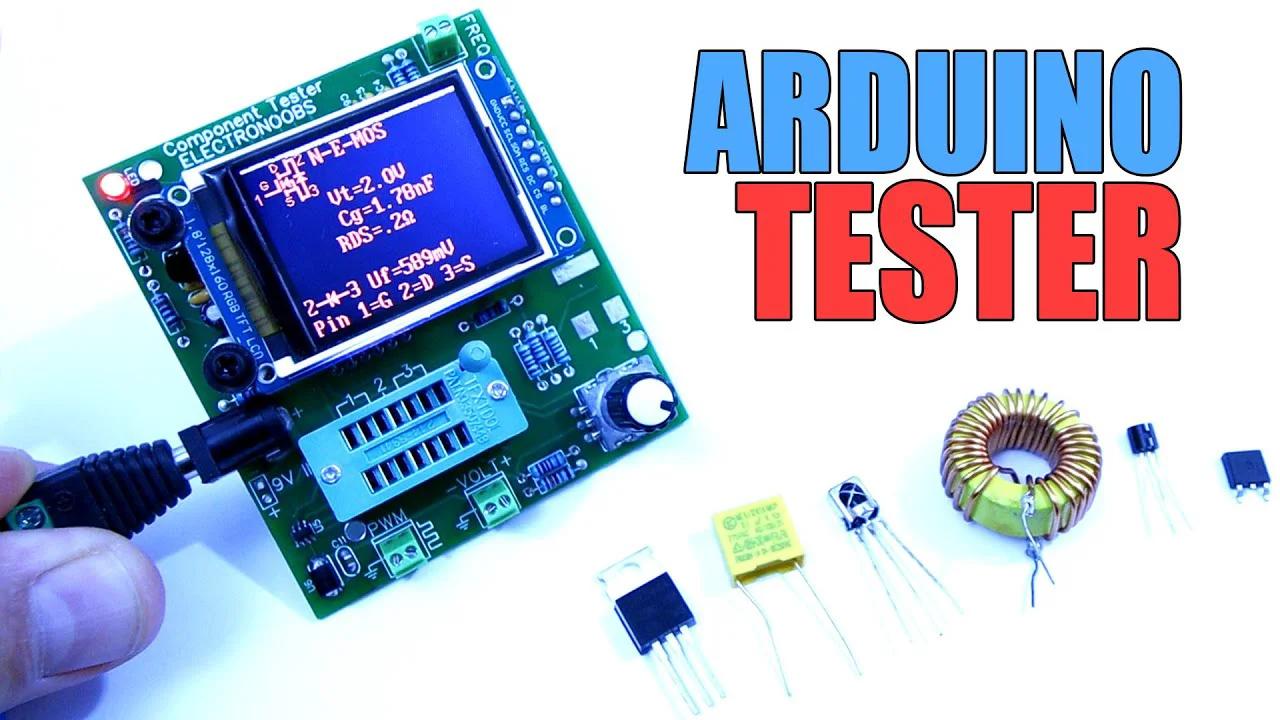 Tester RLC Transistores Con Arduino y Pantalla TFT