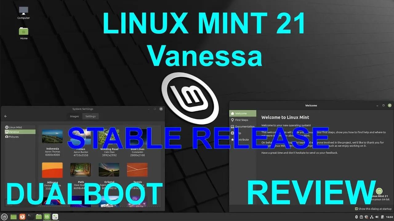 LINUX MINT 21 VANESSA STABLE, CINNAMON EDITION. REVIEW, INSTALL DUAL ...