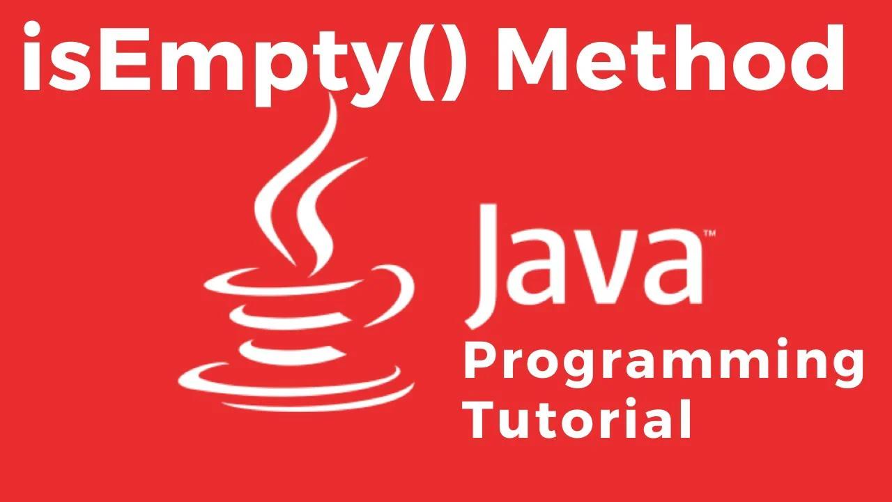 How to check whether a String is empty or not using the Java isEmpty ...