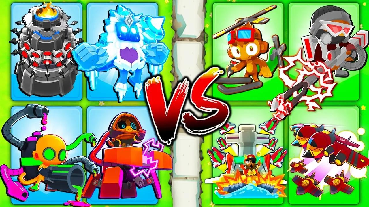 Modded Primary vs Military paragons in BTD 6