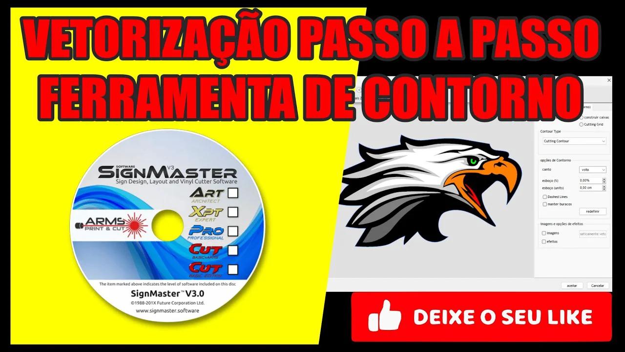 COMO VETORIZAR IMAGEM BITMAP NO SIGNMASTER PASSO A PASSO