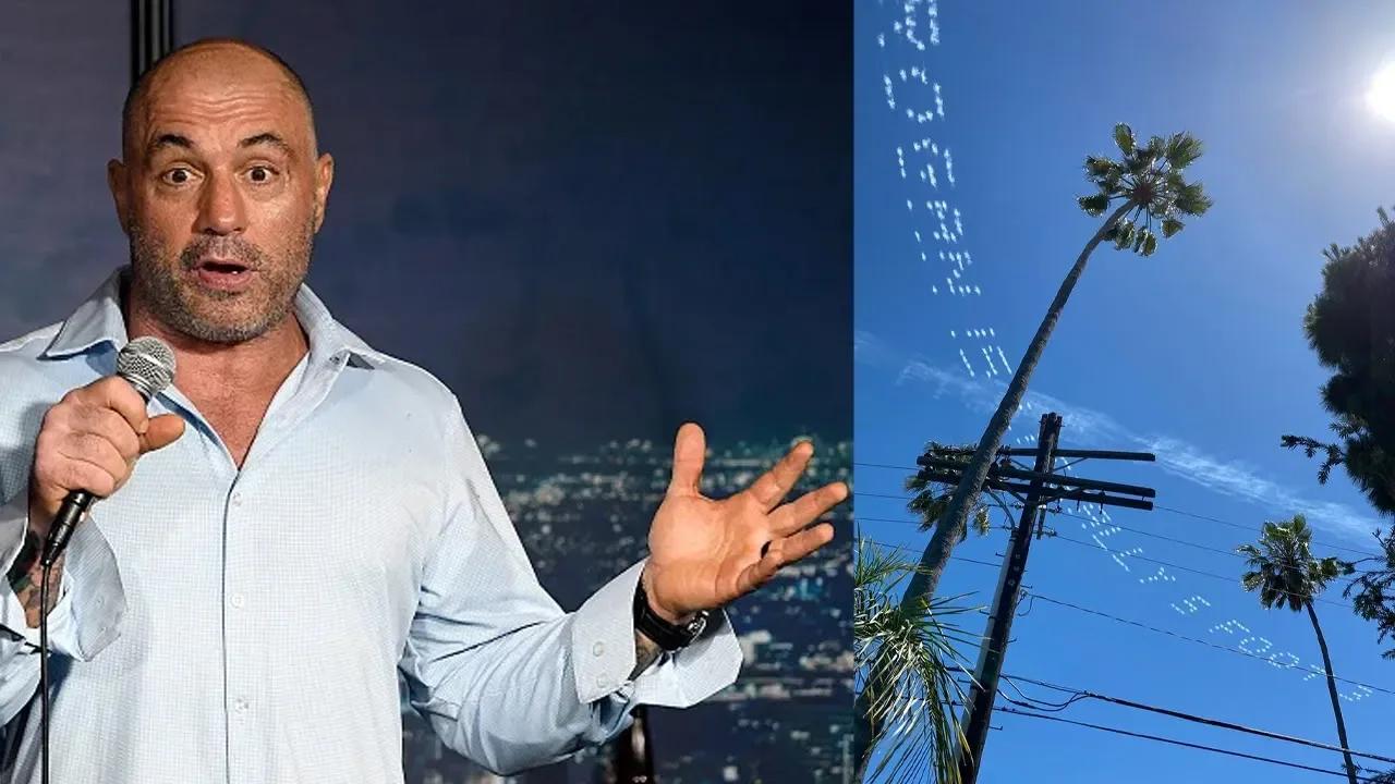 Joe Rogan Gets Worldwide ROASTING from Sky-Writer - Here's How It's Done