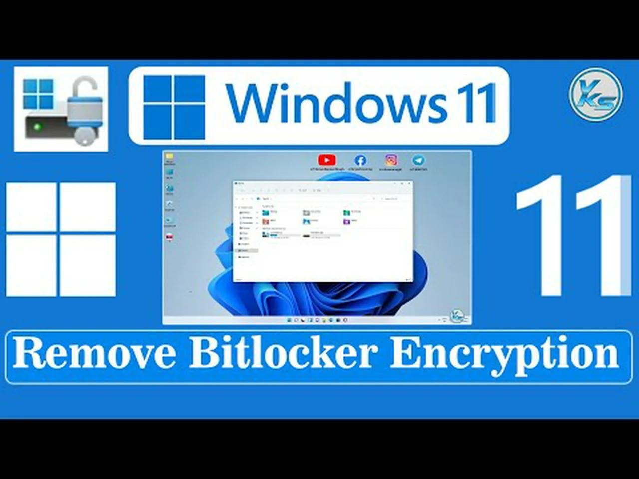 How To Remove Bitlocker Encryption in Windows 11 | Turn Off Bitlocker