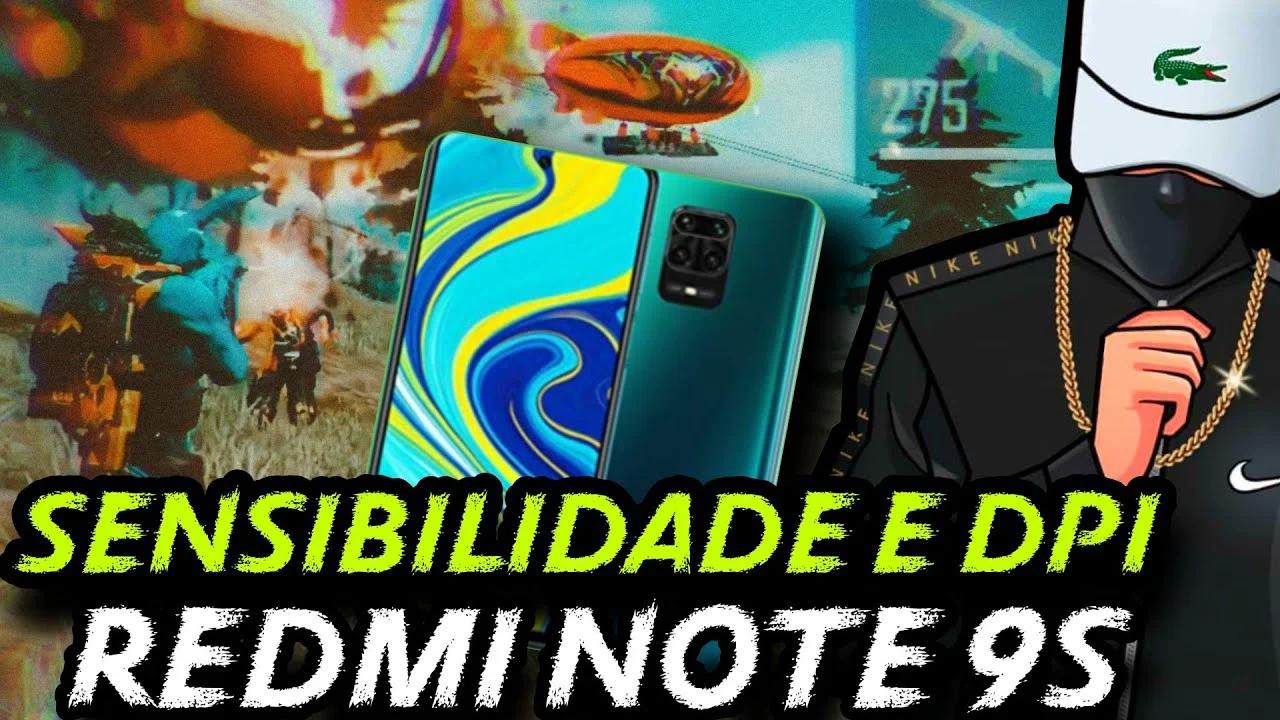 melhor dpi para free fire redmi note 9