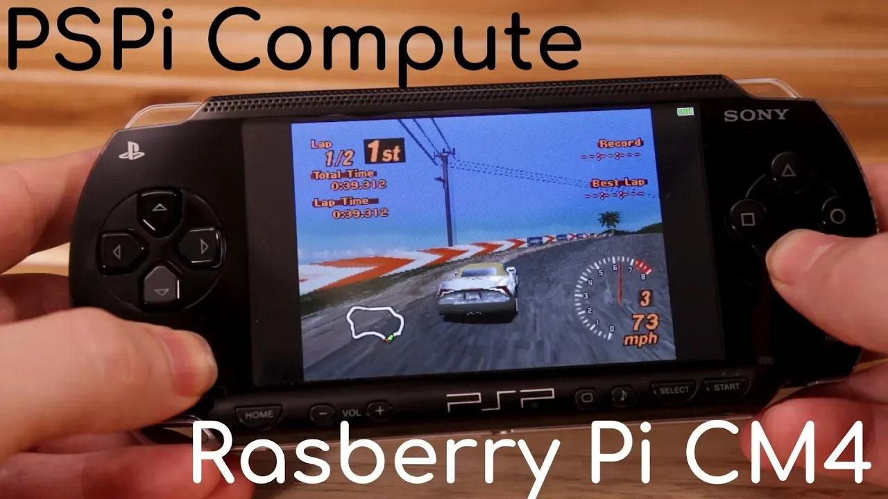PSPi Compute Teaser - Raspberry Pi CM4 (Compute Module 4) in a PSP Shell