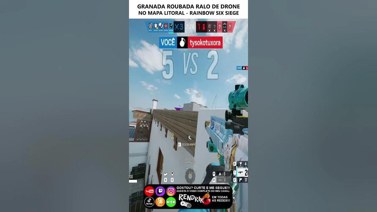 GRANADA ROUBADA RALO DE DRONE NO MAPA LITORAL - RAINBOW SIX SIEGE # ...