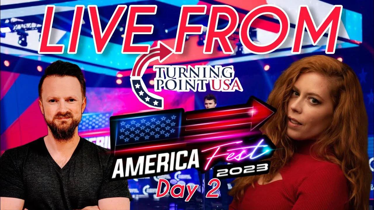 Turning Point USA American Fest Day 2 Chrissie Mayr & Ryan Kinel Live