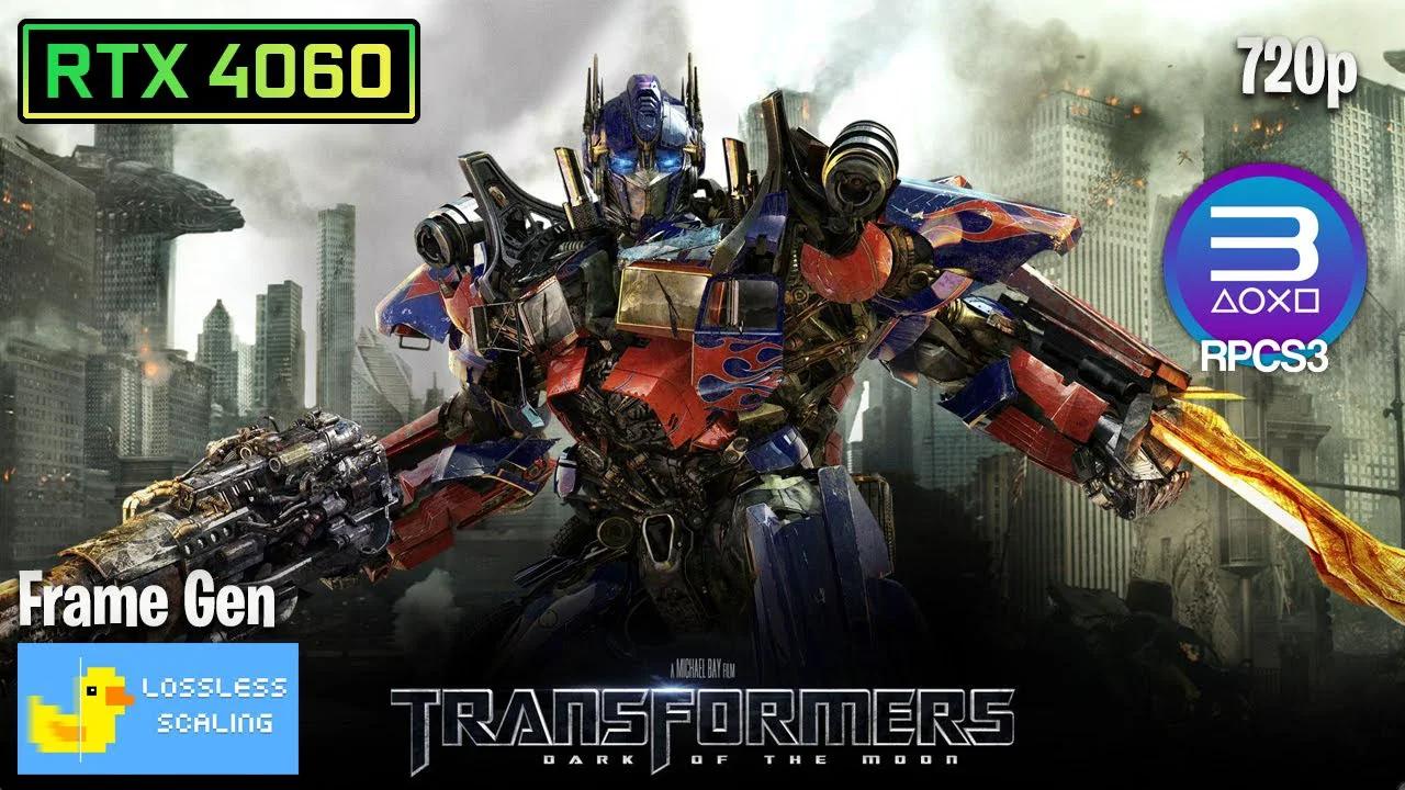 Transformers Dark of the Moon RPCS3 Frame Gen | RTX 4060 FPS Test