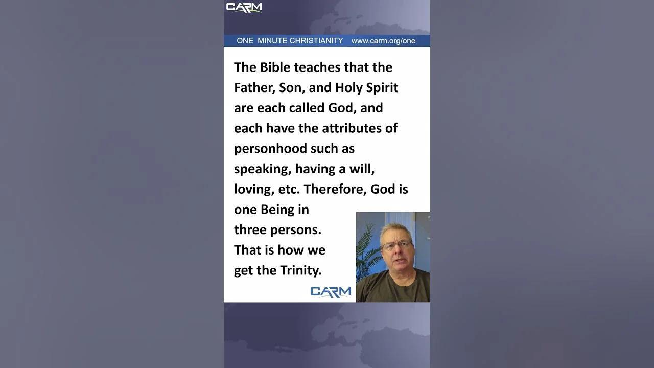 The Trinity Defined Tinity Godhead Christianity Triunegod