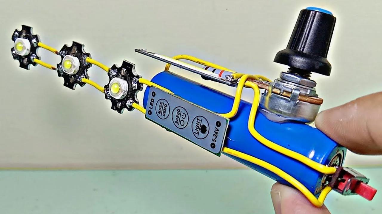 HOW TO MAKE A SUPER FHLAS SPOTLIGHT MACHINE CIRCUIT WITH DIGITAL DIMMER ...