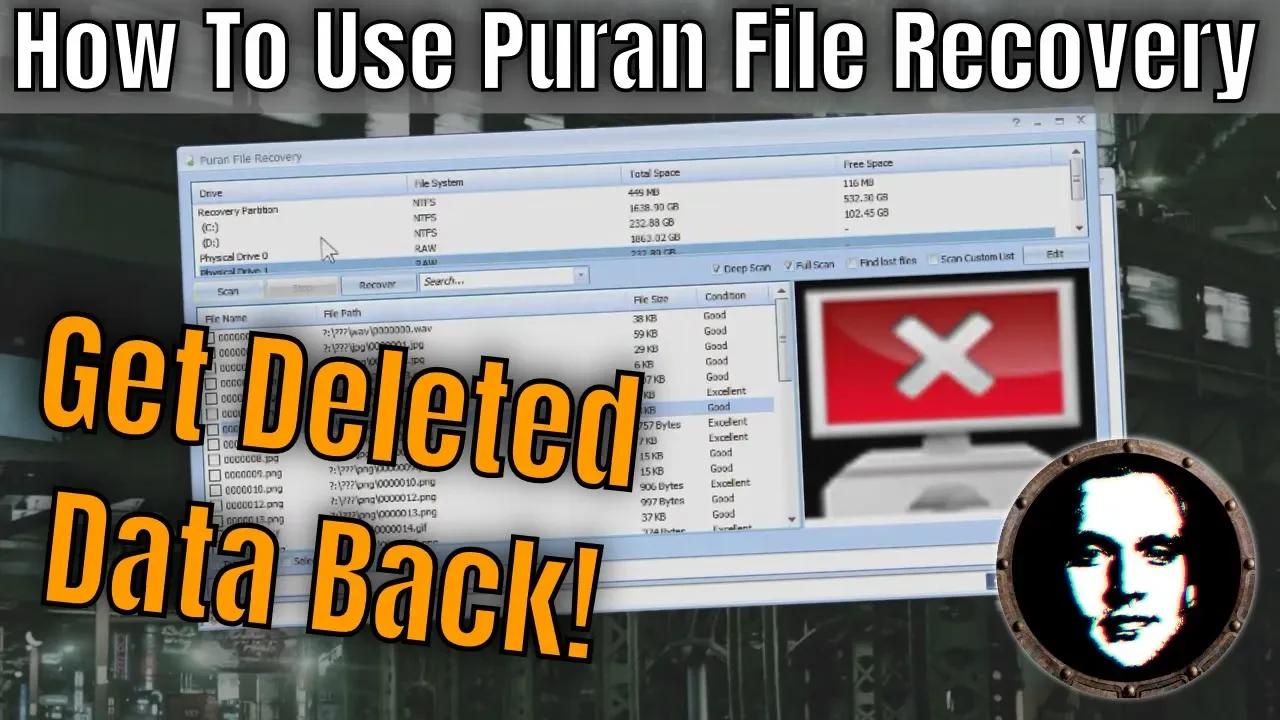 puran file recovery windows 7