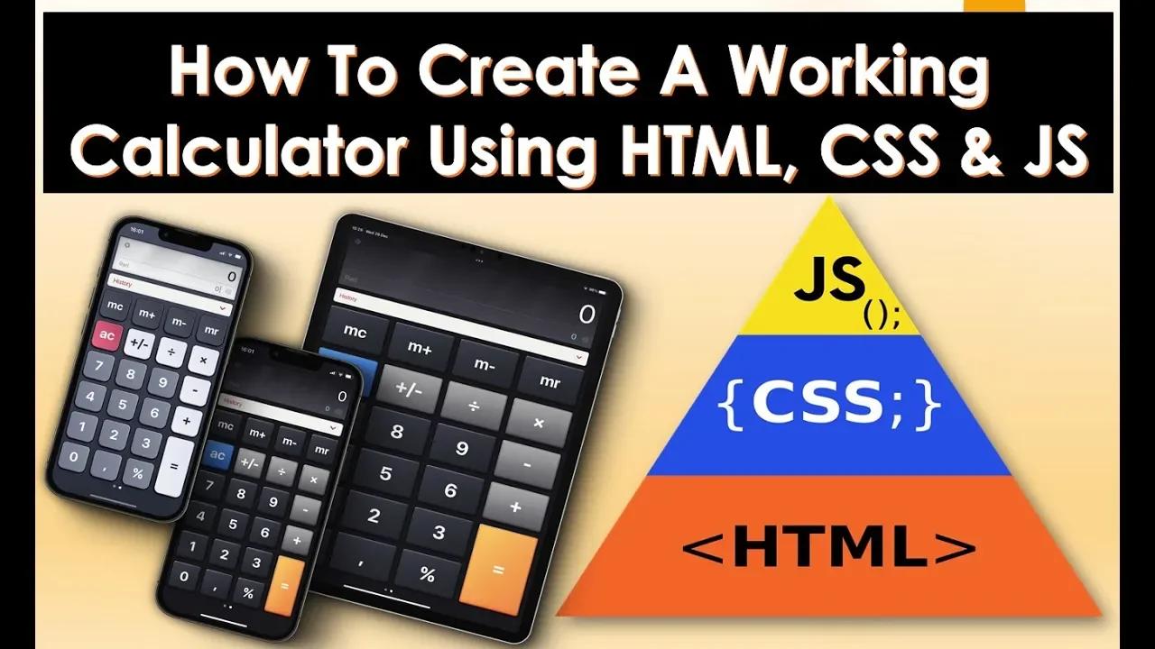 How To Create A Calculator Using HTML, CSS & JS | Create A Calculator