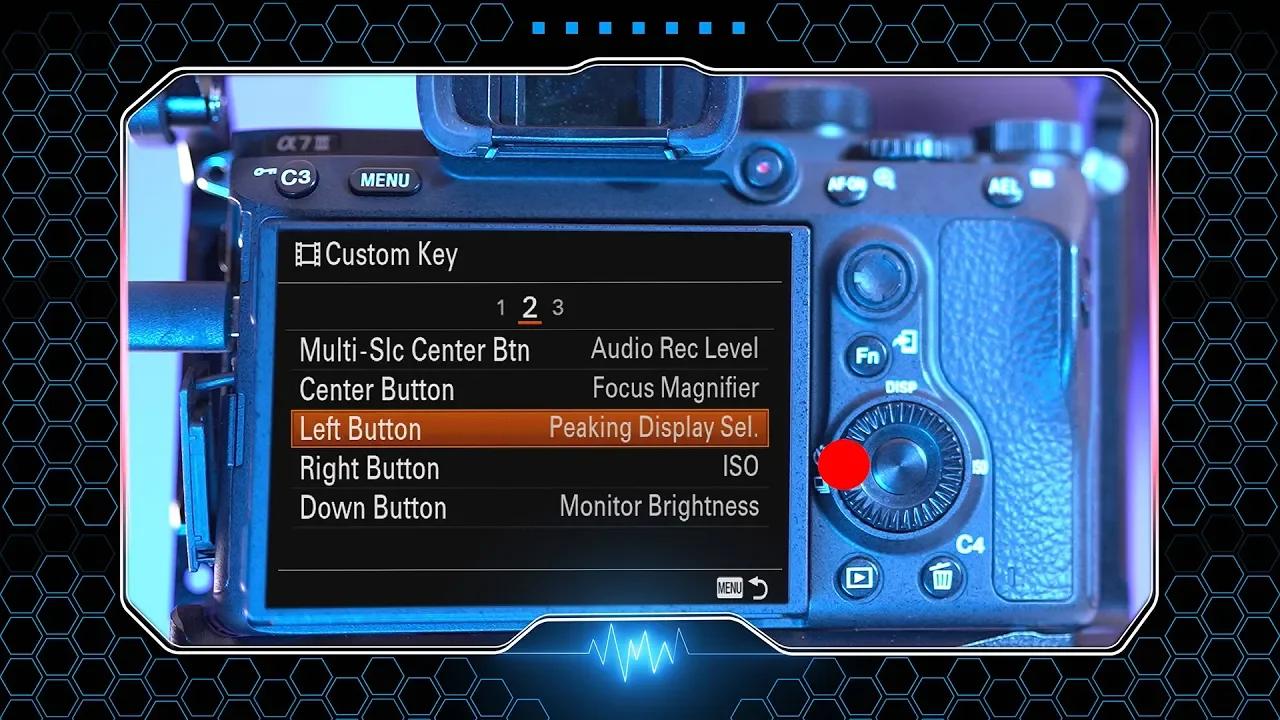 Manual Focus Peaking & Menu Settings On Sony A7III
