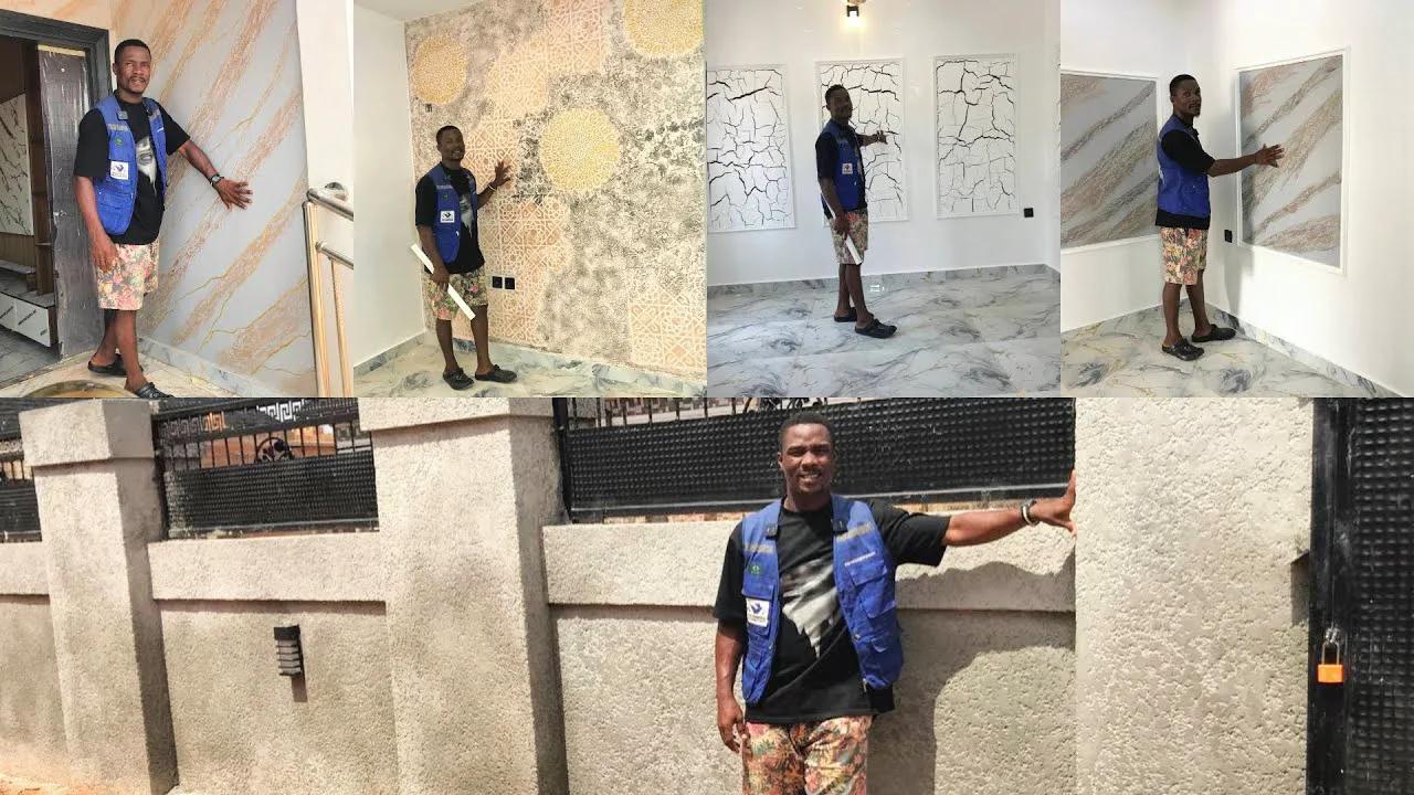 Price Of Decorative Painting, House Painting And Taoline Fence Wall Painting In Benin City Nigeria.