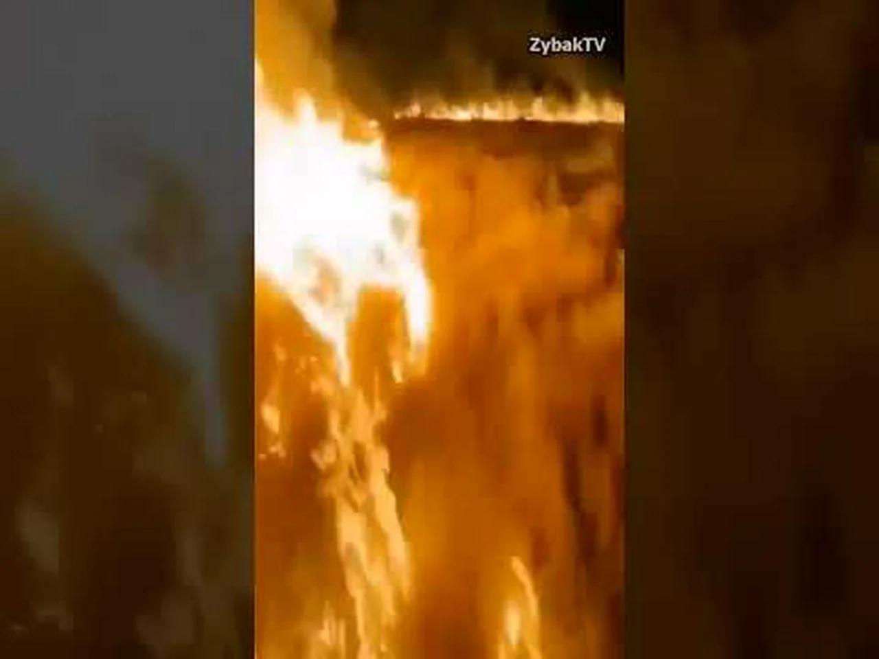 Team Fortress 2 Pyro In Real Life - Controlled Field Burn