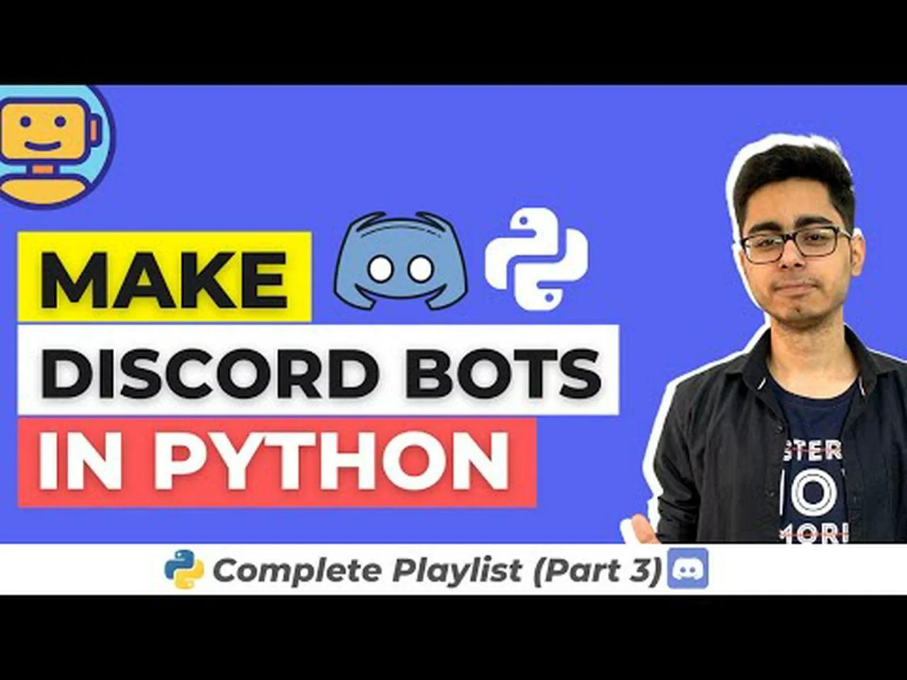 Part 3 - Create Discord Bots in Python | Add Commands to your Bot