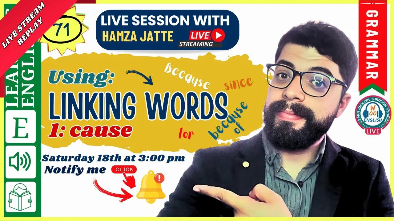 Live English Learning рџњџ Grammar How To Express Cause Replay Improve