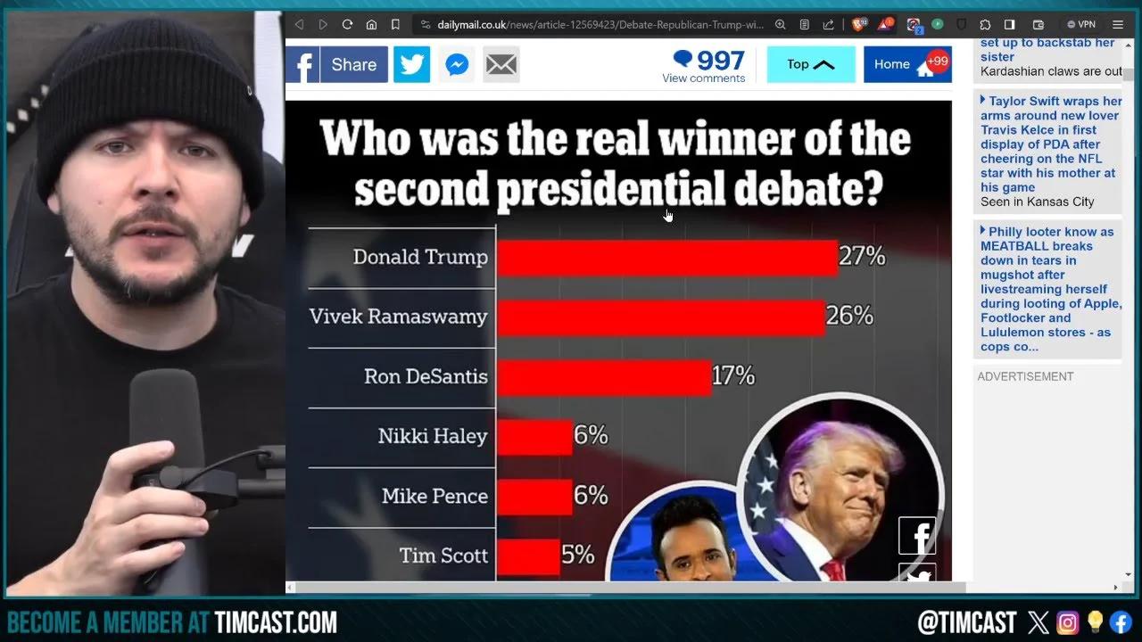 Donald Trump Declared Winner Of 2nd Gop Debate Despite Not Being There