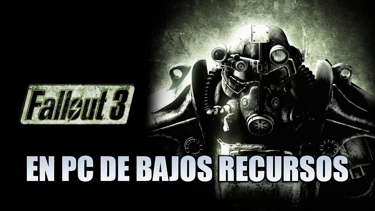 SE PUEDE JUGAR FALLOUT 3 EN PC DE BAJOS RECURSOS | INTEL HD GRAPHICS ...