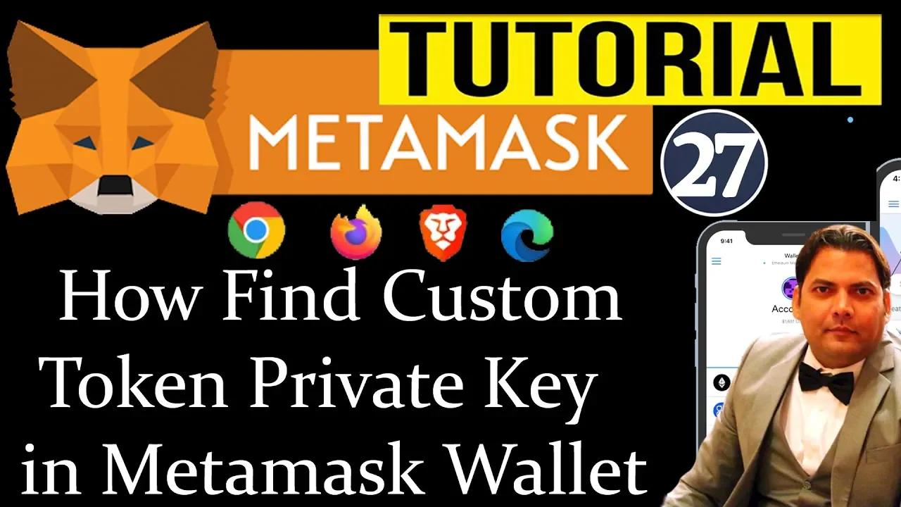 How Find Custom Tokens Private Key in Metamask Wallet | Custom Token