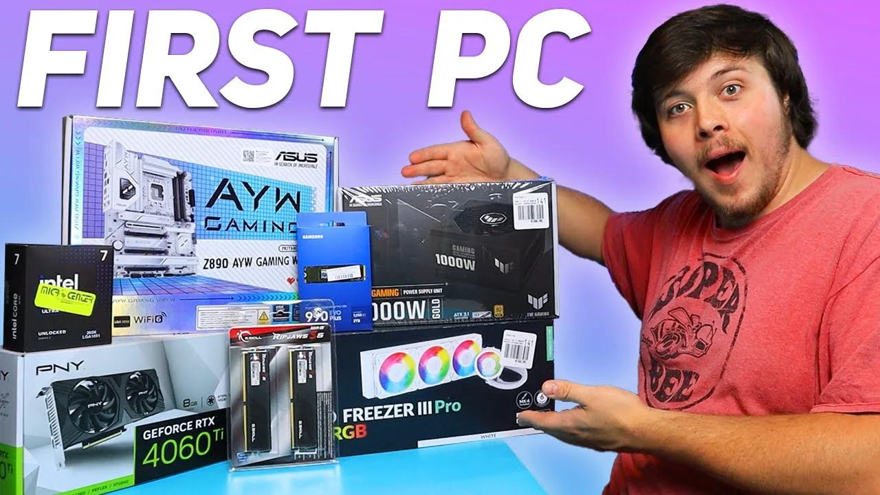 Building My FIRST Ever Gaming PC!
