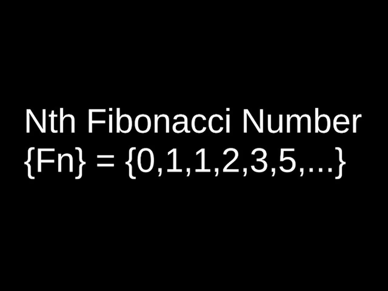 Find the nth Fibonacci number