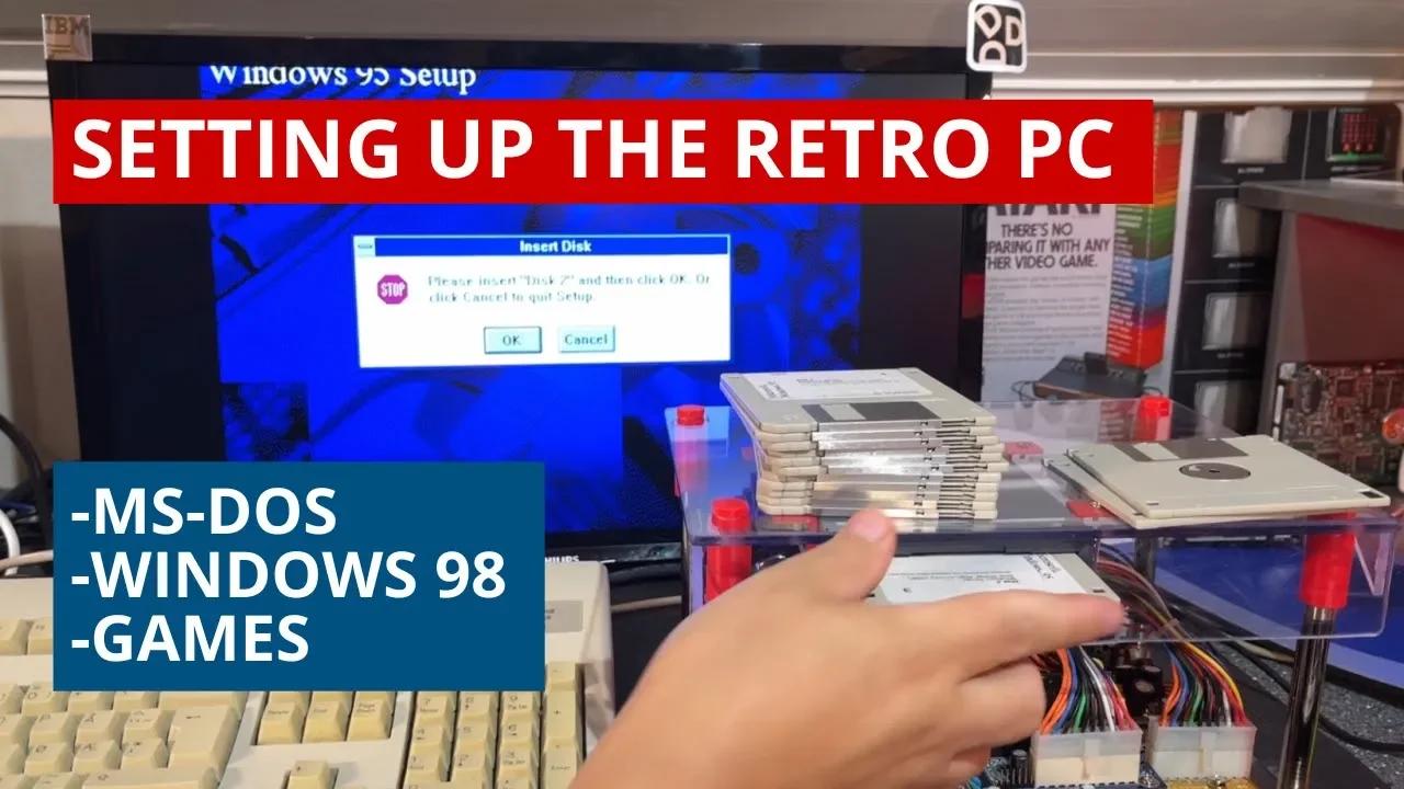 Installing MS-DOS, Windows 98 and running games on the Mini ITX retro ...