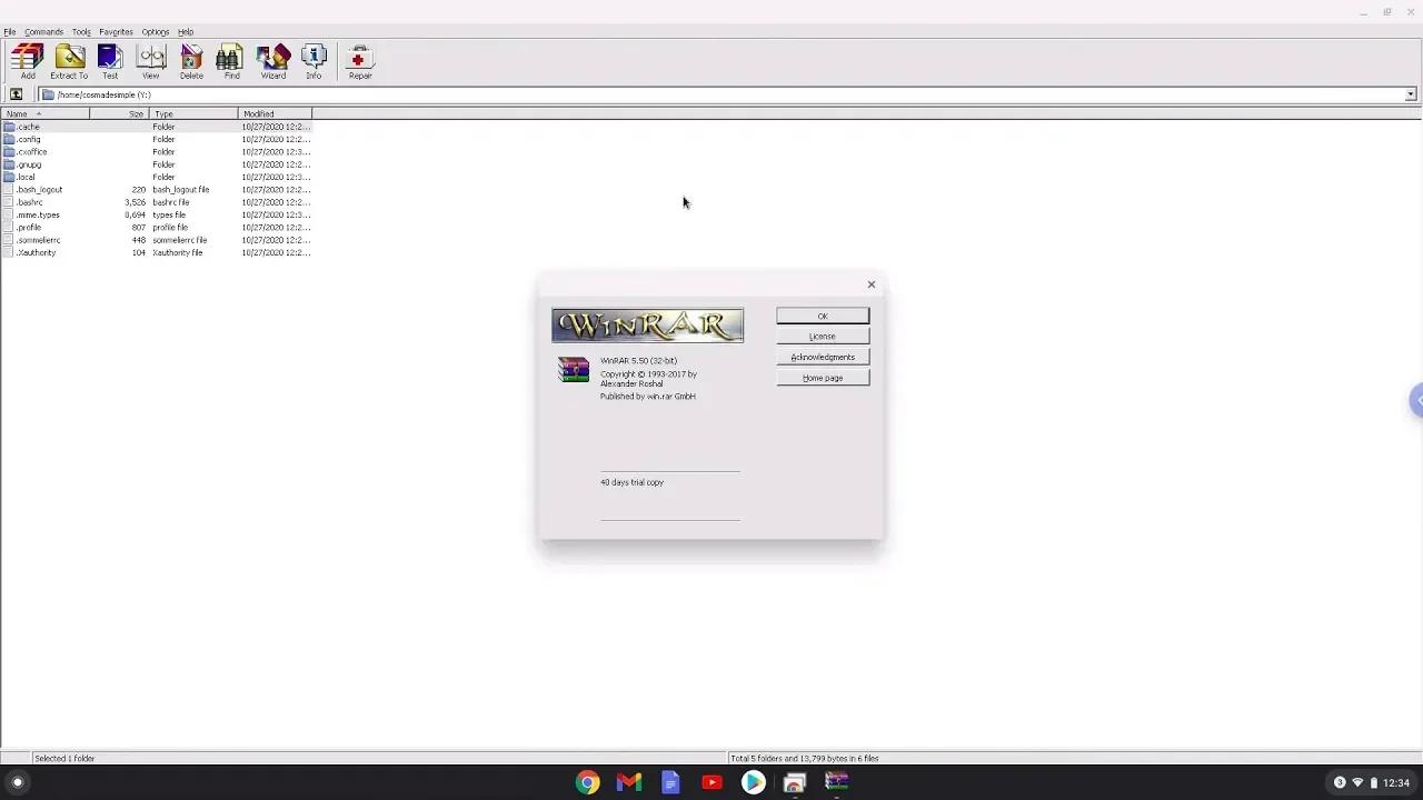 how to download winrar on chromebook