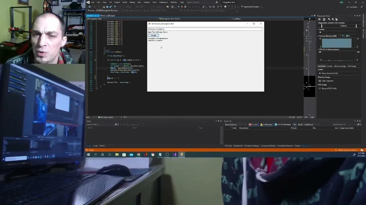 Practice coding in c# to keep from getting rusty. man im rusty