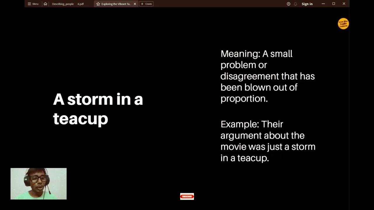 Idioms and phrases with meanings and example sentences / Idiom and ...