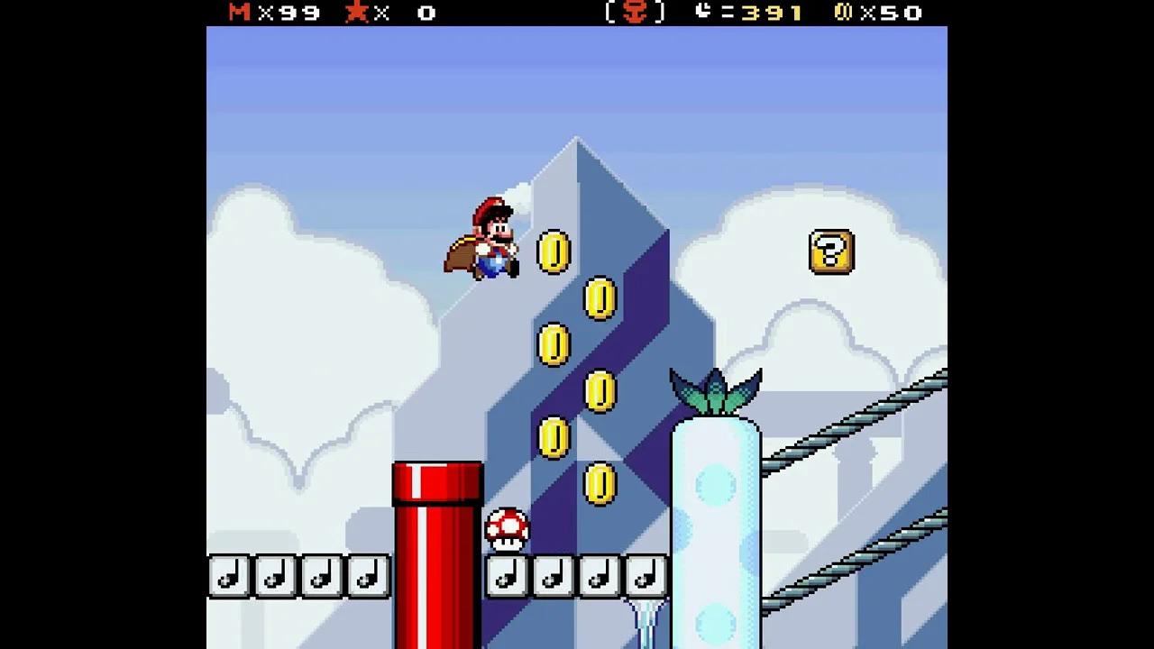 Super Mario World: Quest for Gaming - Chainsaw Summit (Key Way)