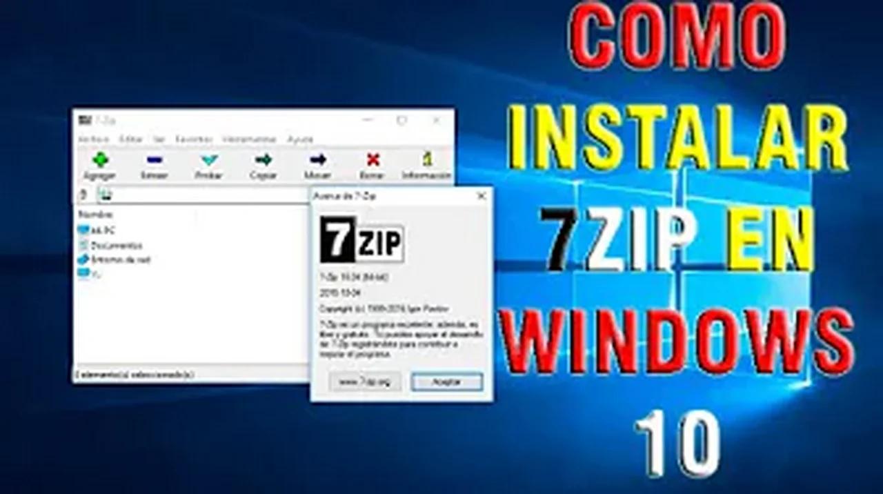 descargar 7 zip para windows 10 64 bits gratis