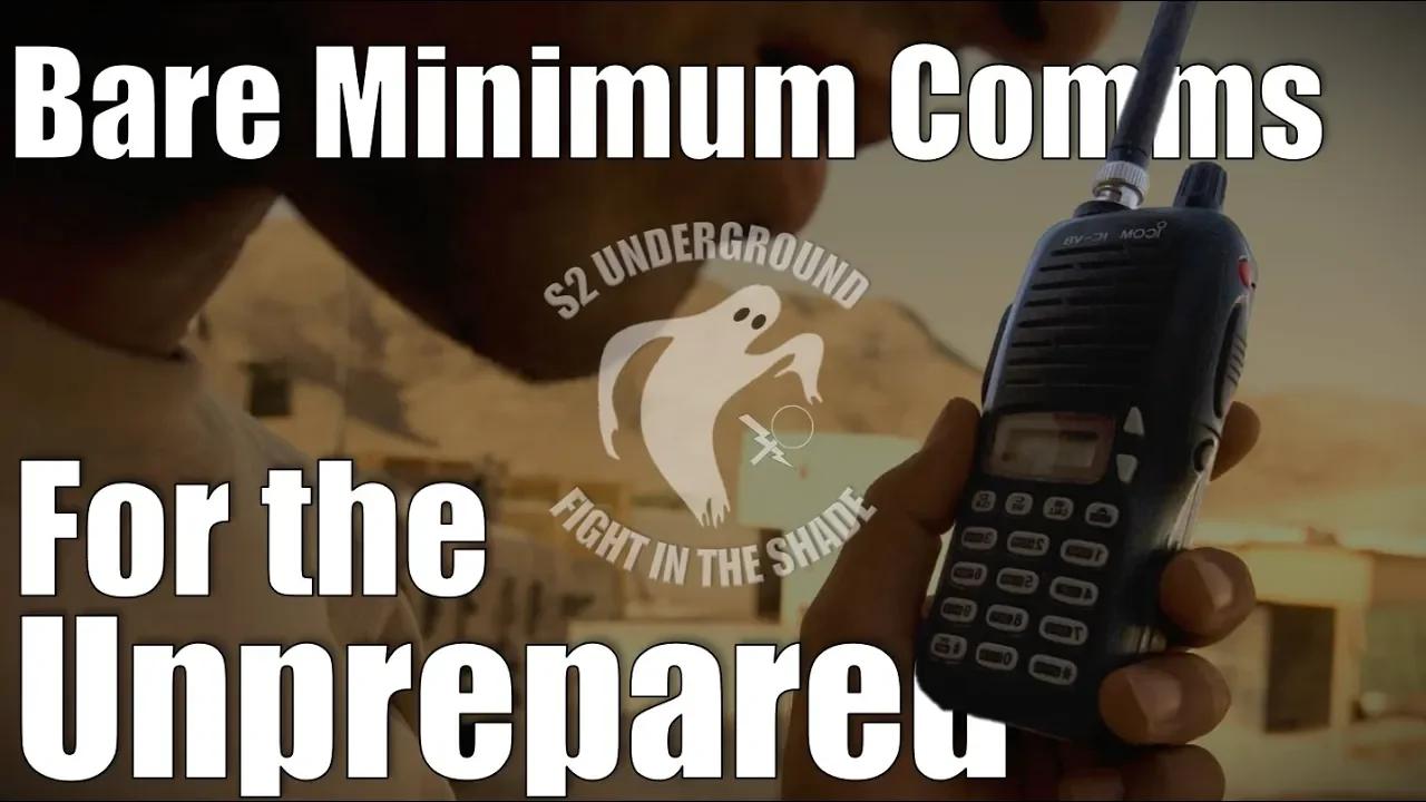 Bare Minimum Comms Strategy