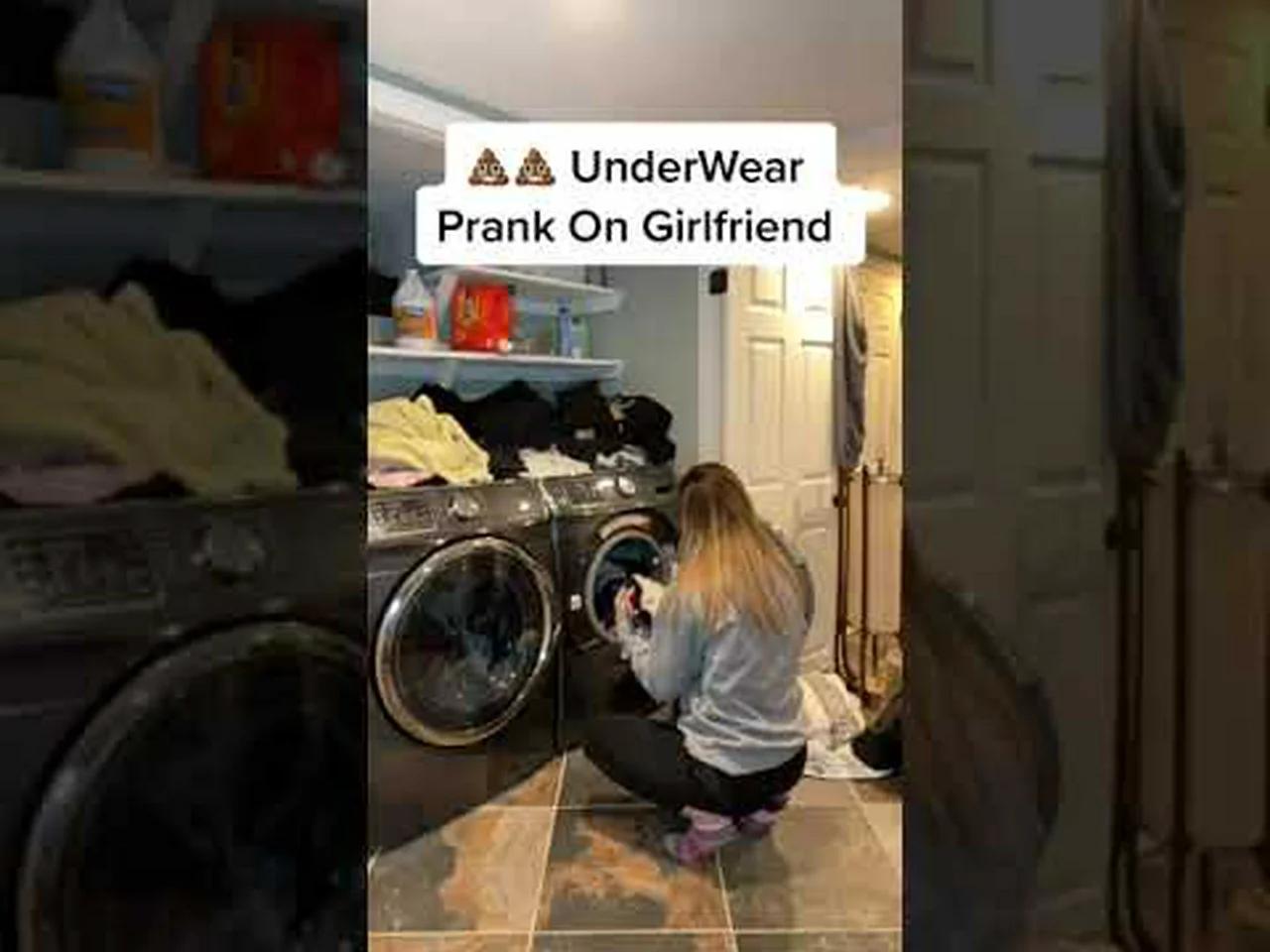 Underwear Prank On Girlfriend