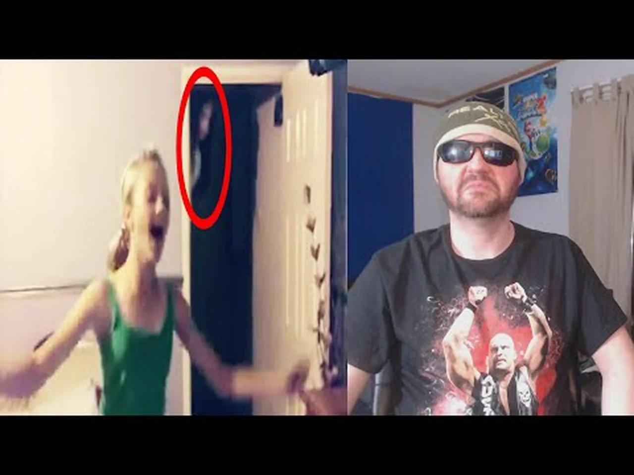 10 CREEPY Ghost Sightings Caught On Tape (Chills) REACTION!!! (BBT)