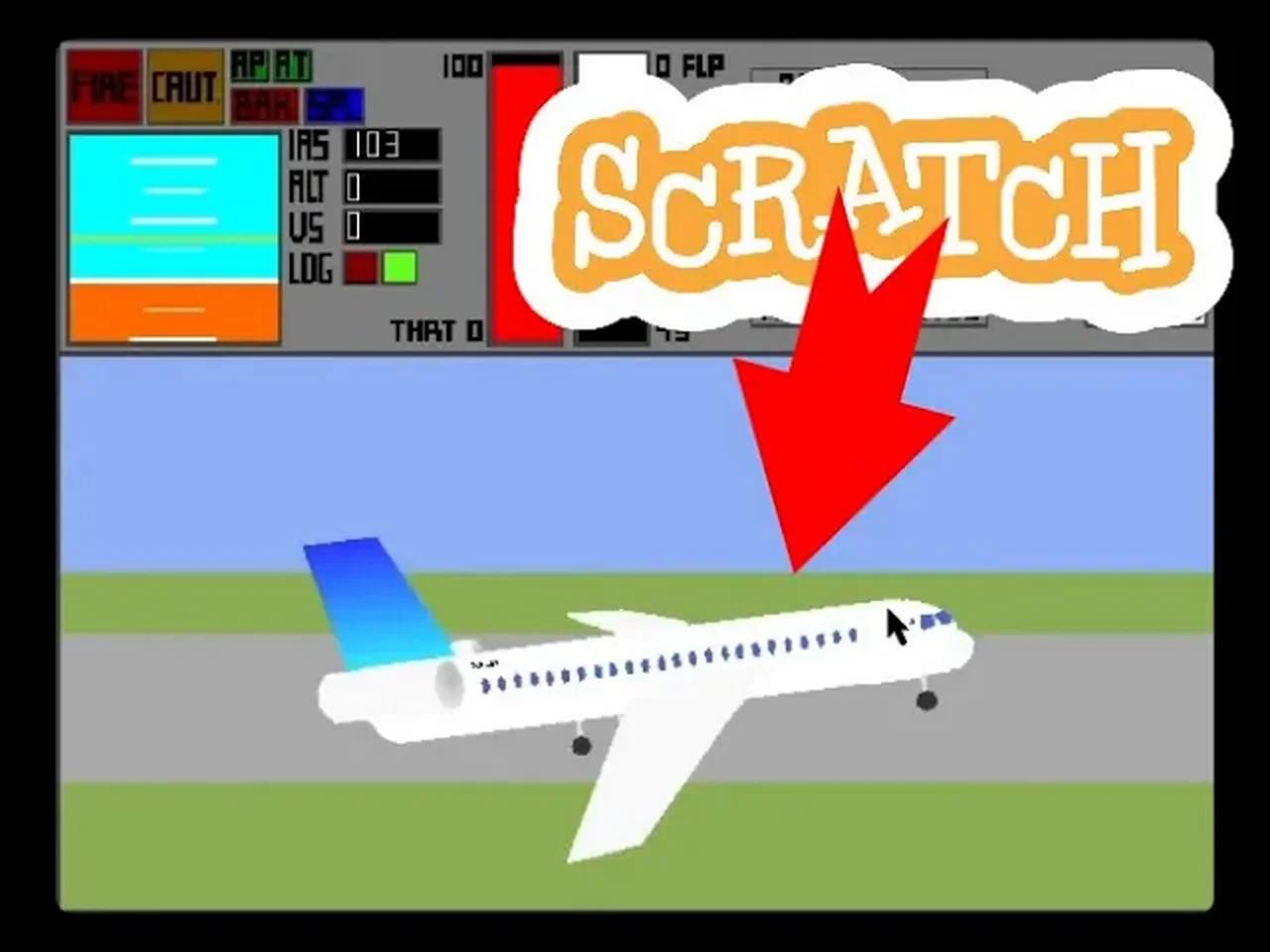 Landing a plane IN SCRATCH!!