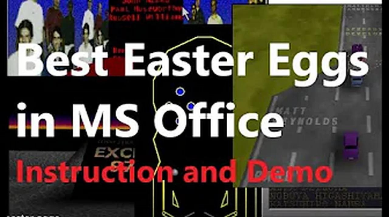 The Best Easter Eggs in Microsoft Office (instruction and demo)