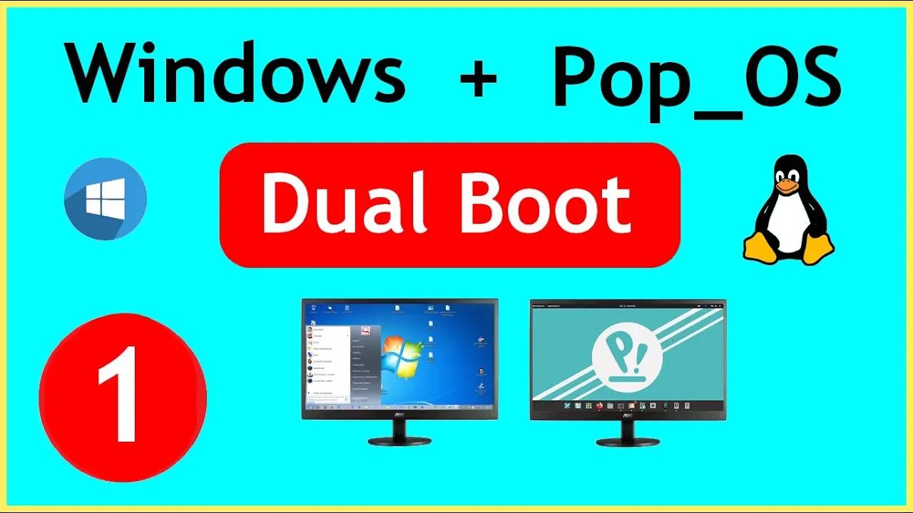 1- Criando as partições do Pop_OS Linux para a instalação junto com o ...