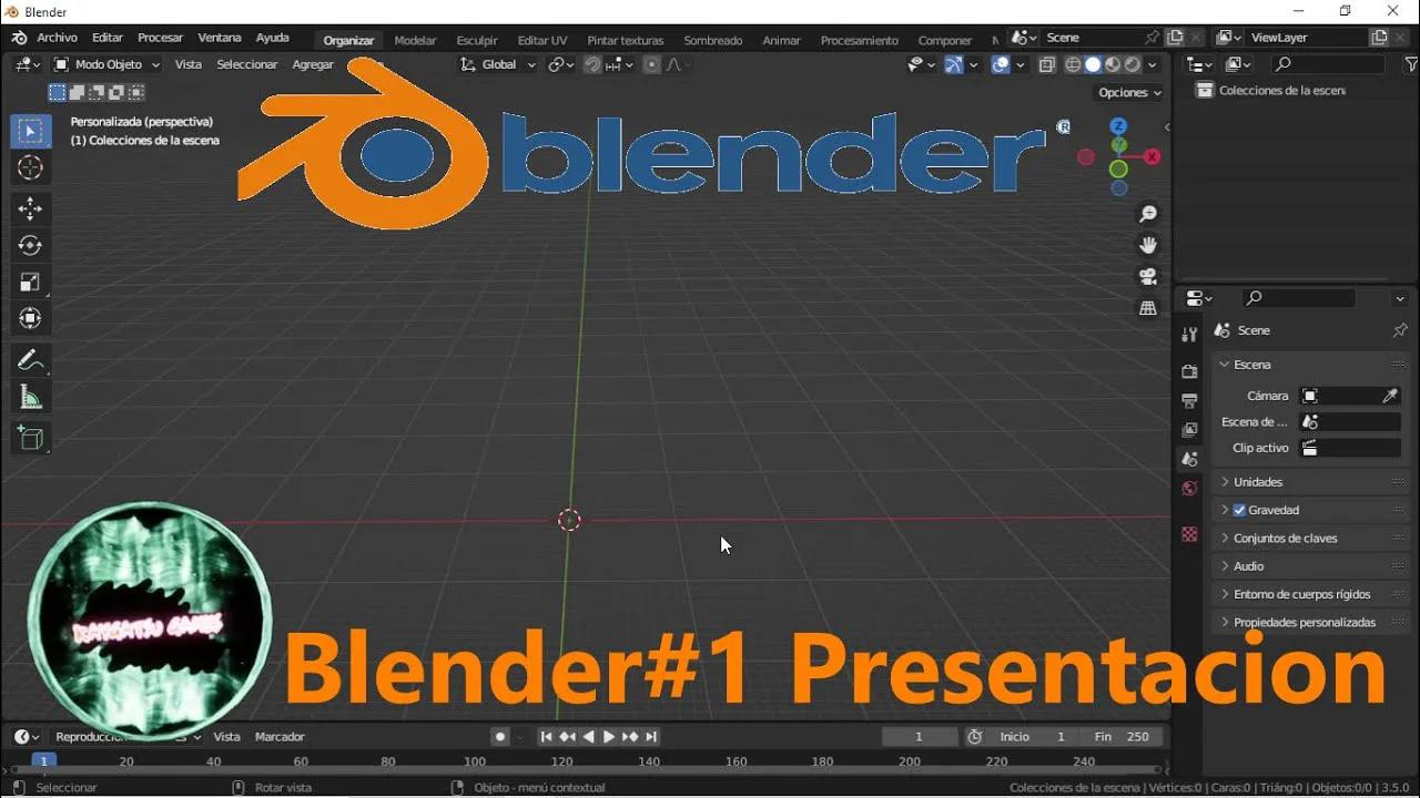 Tutorial de Blender para Principiantes: Descubriendo la Interfaz y ...