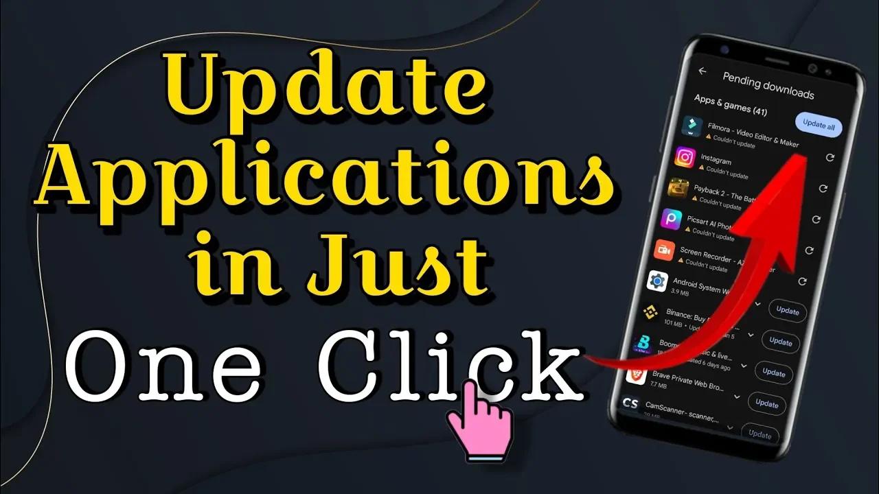 How to Update Applications in One Click | Update Problem Solved