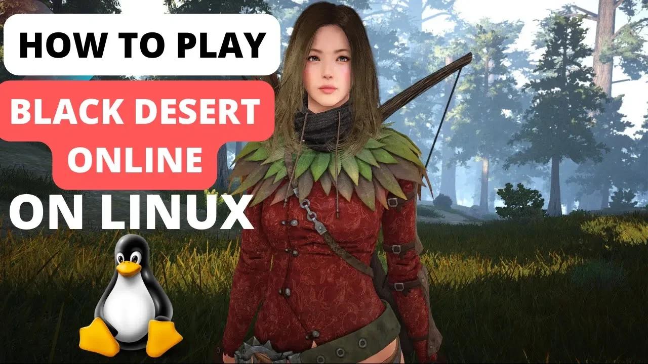 A tutorial on playing Black Desert Online on Linux, highlighting the game's versatility