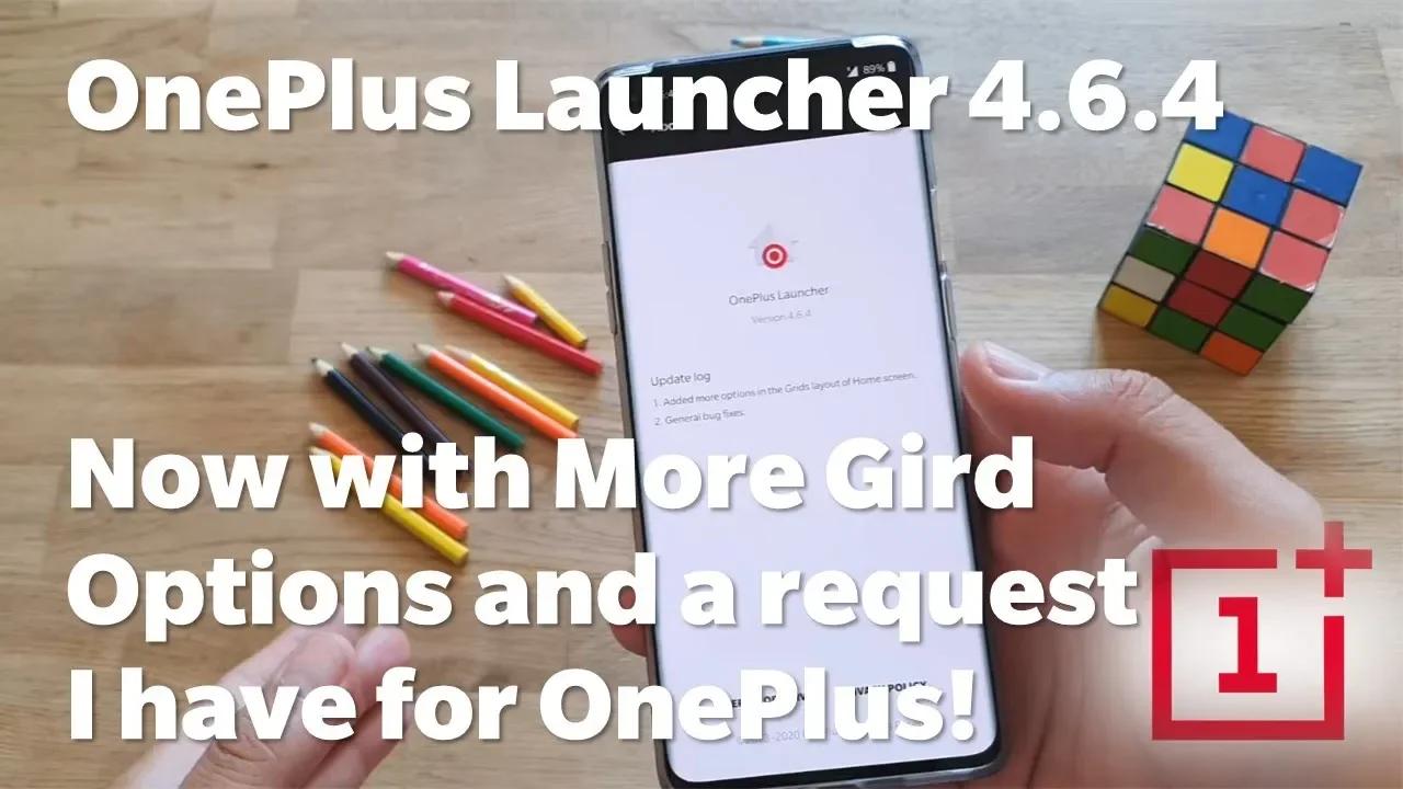 OnePlus Launcher 4.6.4 Update - Now with more Grid Options and a ...