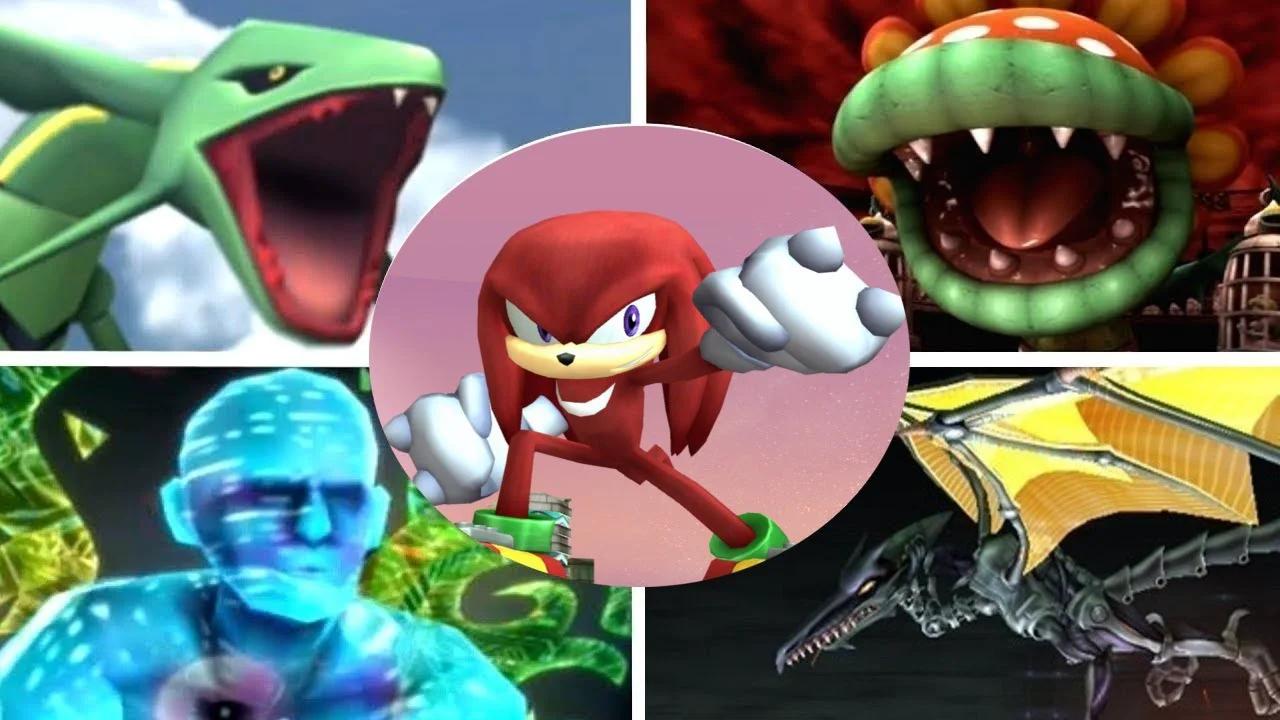 Knuckles vs All Bosses (Project M)
