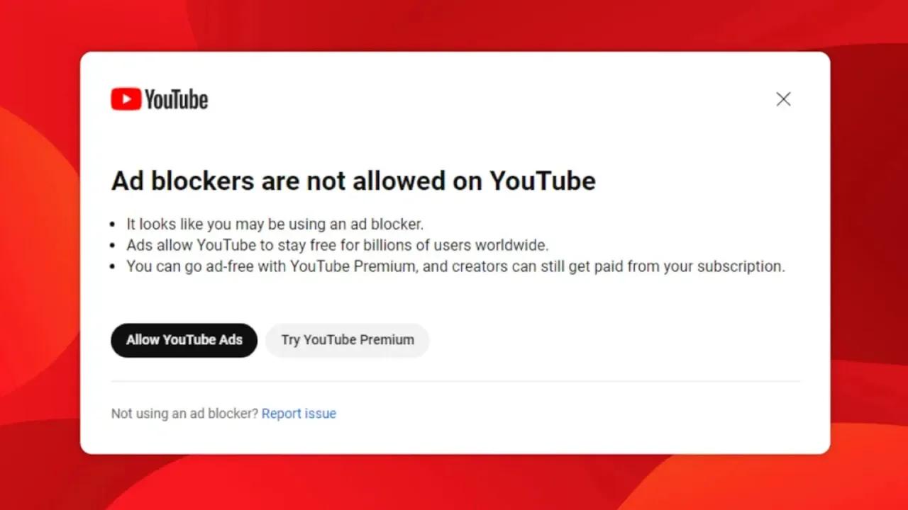 YouTube Is Blocking Ad Blockers