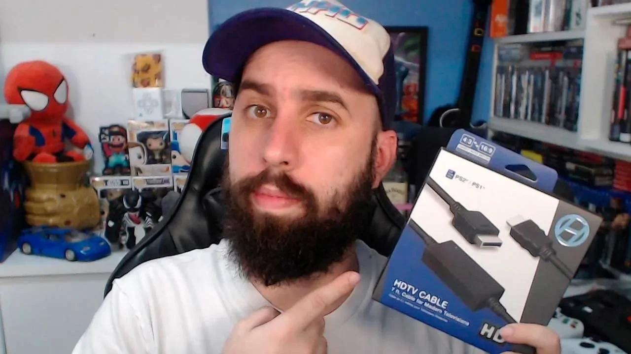 Novo cabo e adaptador HDMI para PS2 da Hyperkin! Upscalling até 720p em ...
