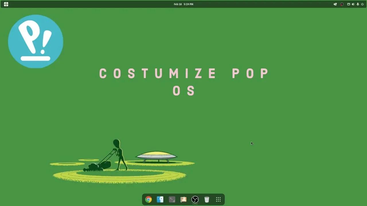 CUSTOMIZE POP OS WITH A FLOATING DOCK AND A NEW THEME