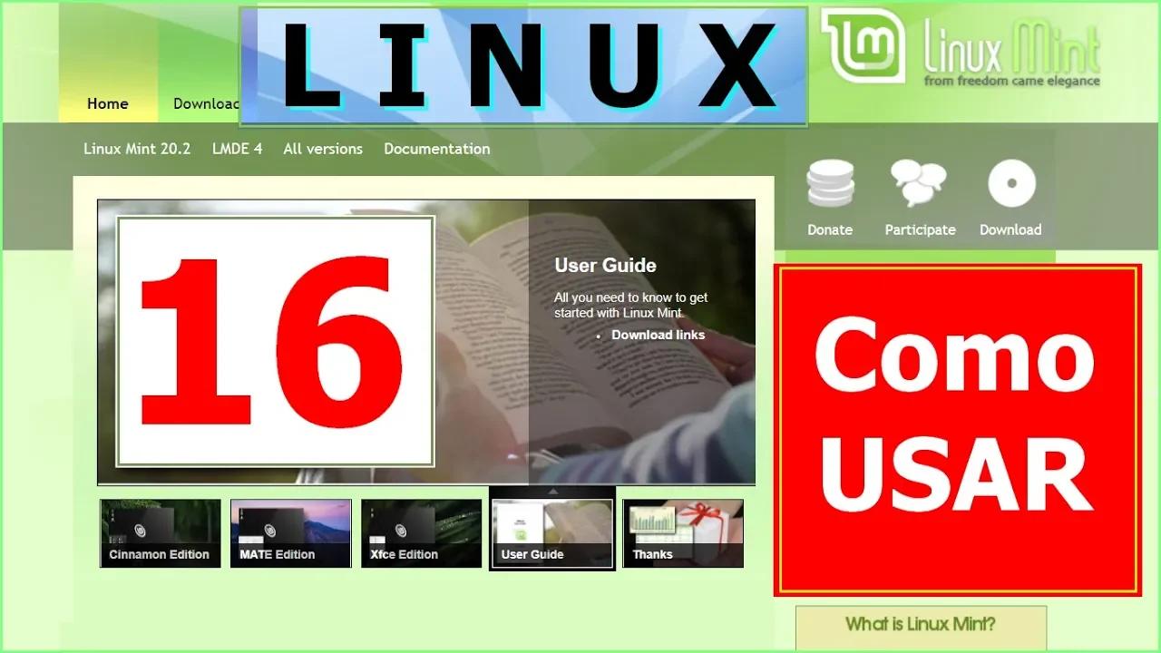 16- Baixando a ISO do Linux Mint Cinnamon e criando pendrive pelo ...