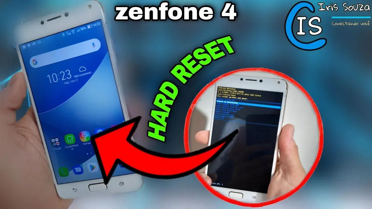 Como Fazer Hard Reset Resetar Formatar Asus Zenfone 4 Selfie